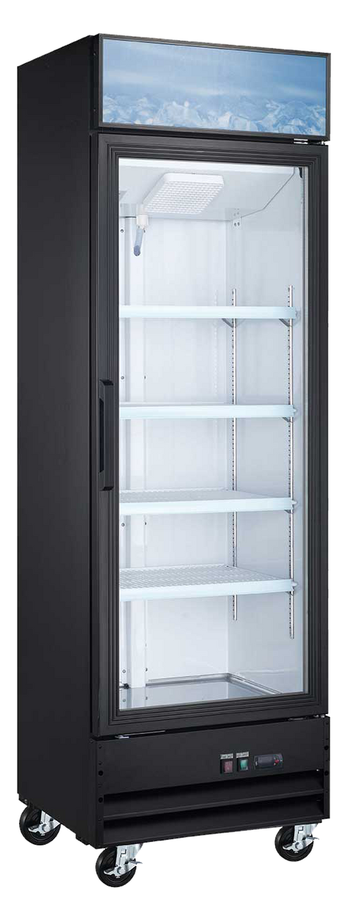 Drago 14 cu. ft. Merchandising Swing Glass Door Refrigerator DR25MGR