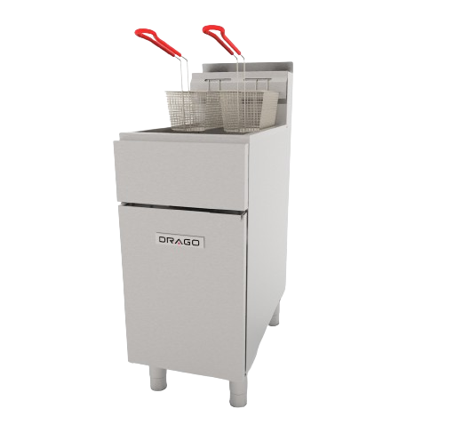 Drago Fryer 75 Lb / 35 L – Propane Gas ,Natural Gas DRF75-LP