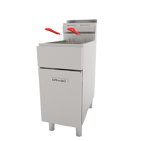 Drago Fryer 40 Lb / 21 L – Propane Gas, Natural Gas DRF40-LP