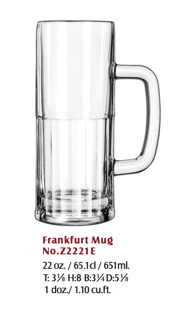 21 Oz Frankfurt Beer Mug