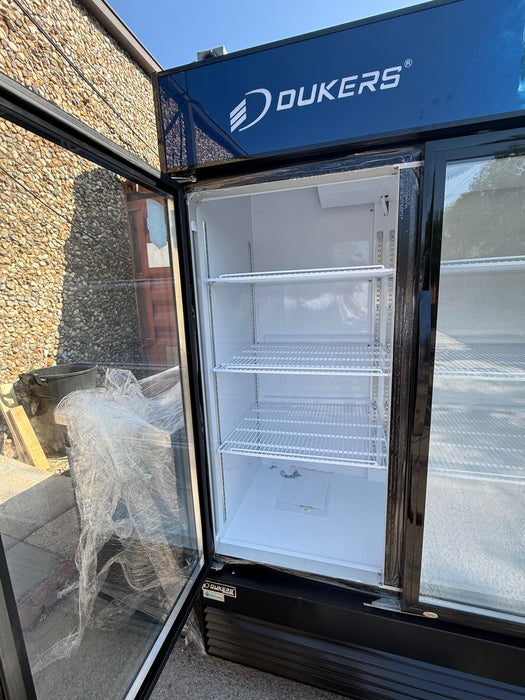 Dukers DSM-69R - 3 Door Reach in Merchandiser Cooler