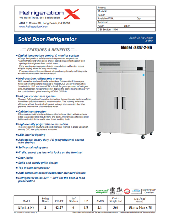 XR-47-2-N6 / XF47-2-N